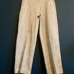 Dizzy Lizzie Cropped Patterned Pant Size 8